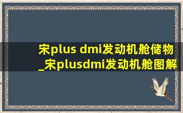 宋plus dmi发动机舱储物_宋plusdmi发动机舱图解